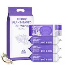 Cleaning Deodorizing Wipes for Dogs  Cats, Vet Recommended Nourishes Smoothe...