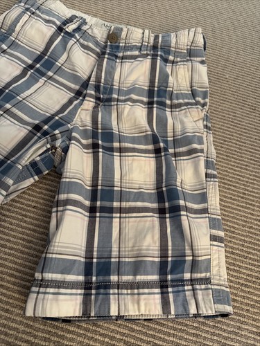 Abercrombie & Fitch Shorts Men's Size 30 Waist W30 Plaid Blue White Pockets A&F - Picture 7 of 14