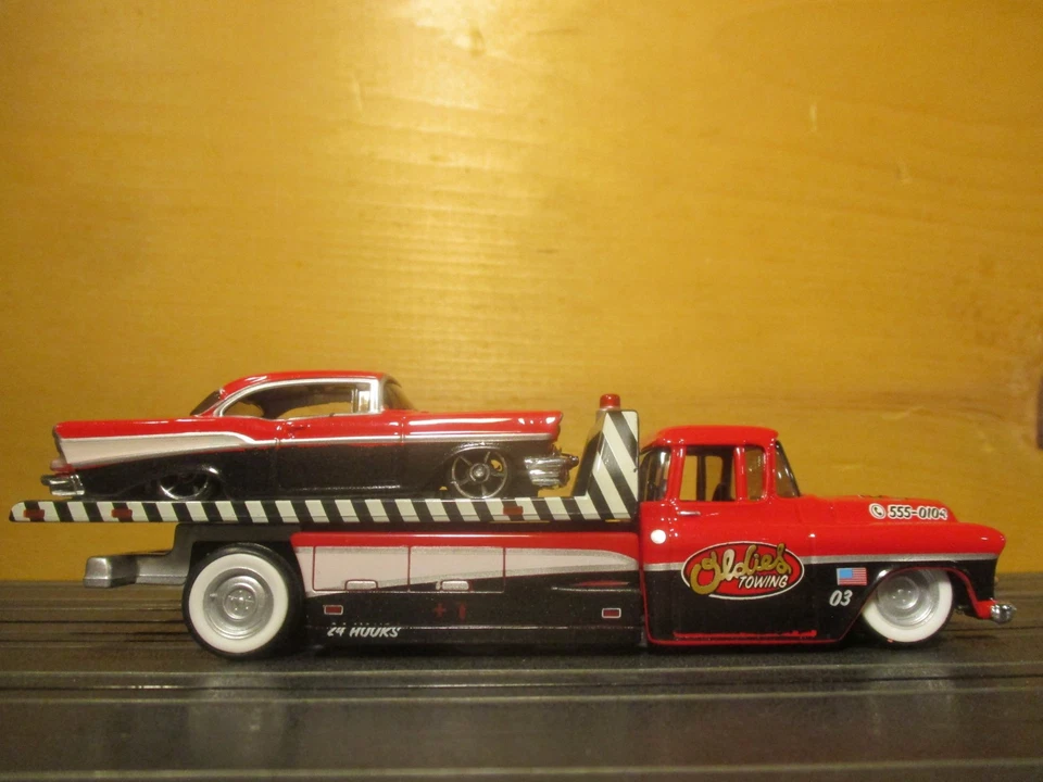 Carroceria de metal HO 1:64 carroceria de metal personalizada corpo de metal 2 carros caça-níqueis Maisto FLATBED BEL AIR - Imagem 4 de 4