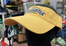 Sombrero visera TWISTED TEA amarillo duro helado promoción golf navegación 100 % algodón gorra frat