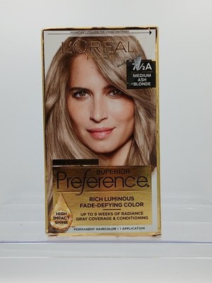 Loreal Paris Superior Preference 7 1/2 A Medium Ash Blonde Permanent Haircolor