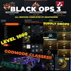 CHEAP GODMODE BLACK OPS 3/BO3 LEVEL 1000 MULTIPLAYER + ZOMBIES | PS4/PS5