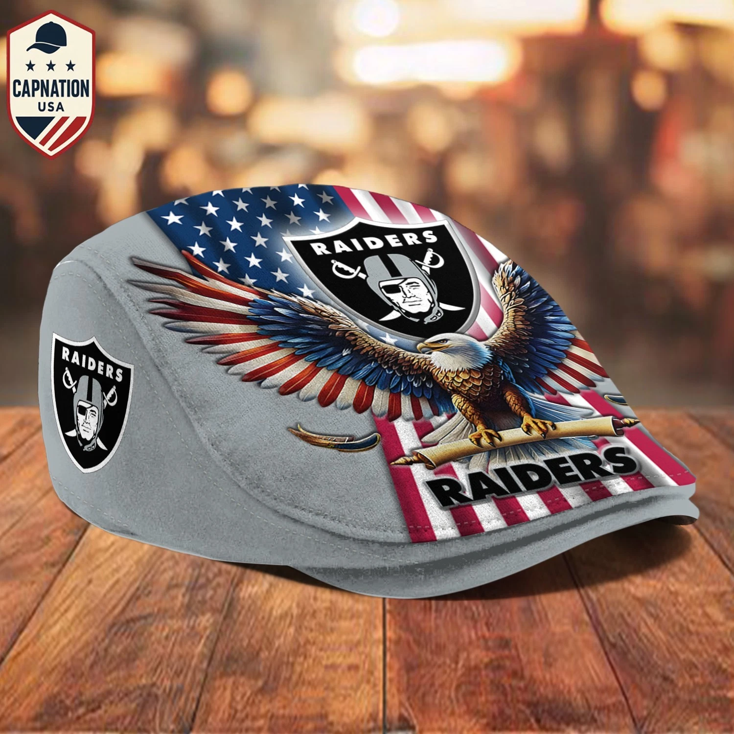 Las-Vegas-Raiders Jeff Cap Personalized Name football Jeff Cap Driving Cap Golf Cap