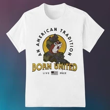 Buc-Ees An American Tradition Born United Live Free T-Shirt