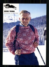 Georg Thoma  Autogrammkarte Nordische Kombination Original Signiert + A 246148