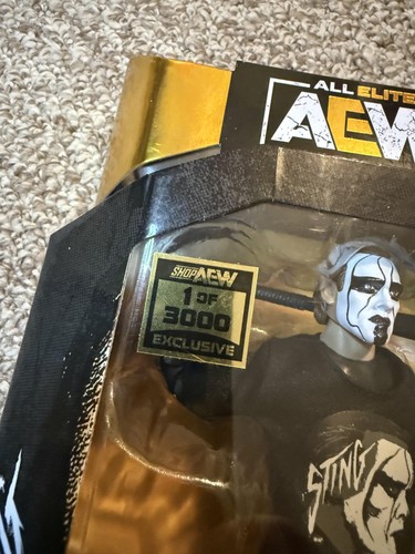 AEW Sting Exclusive Unrivaled Collection Figur ShopAEW 1 of 3000 #10 Series 2 - Bild 2 von 5