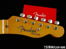 USA Fender Custom Shop 54 Telecaster NECK & TUNERS Tele Guitar 1954 TCP Maple