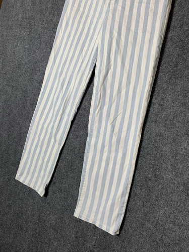 J BRAND Jules Striped High Rise Straight leg Jeans Size 28 Blue White Striped - Picture 11 of 23