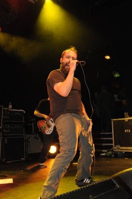 Neil Fallon of Clutch performs at KOKO on January 22 2013 in Londo- Old Photo 1