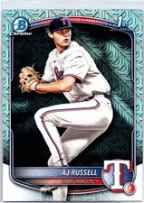 2025 Bowman Draft #BDC-51 AJ Russell Chrome Mojo Refractor