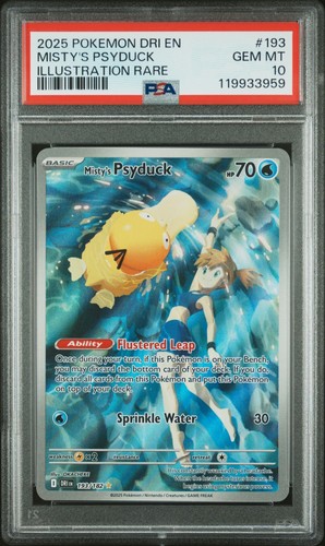 Misty's Psyduck graded PSA 10 for sale on eBay