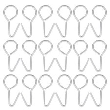 50Pcs Durable Silver Metal Car Seat Pad Fixing Hooks for Automotive Seat Covers
