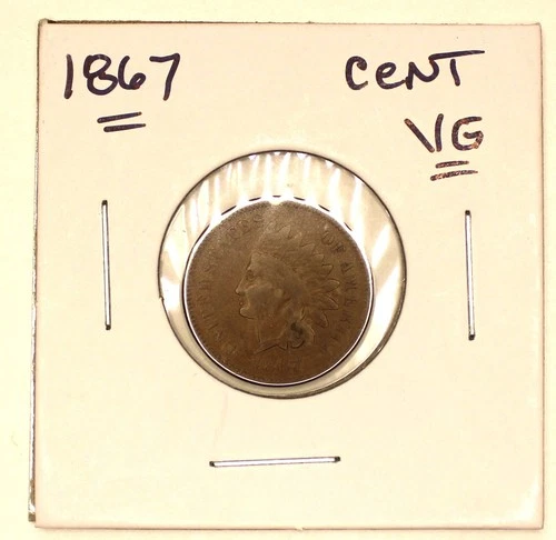 1867 Indian Cent Very Good Condition Batter Date !!