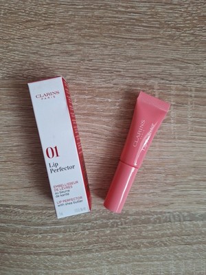 CLARINS Lip Perfector 01 Rose Shimmer - NEU - Lippenpflege Balsam Gloss rosa OVP