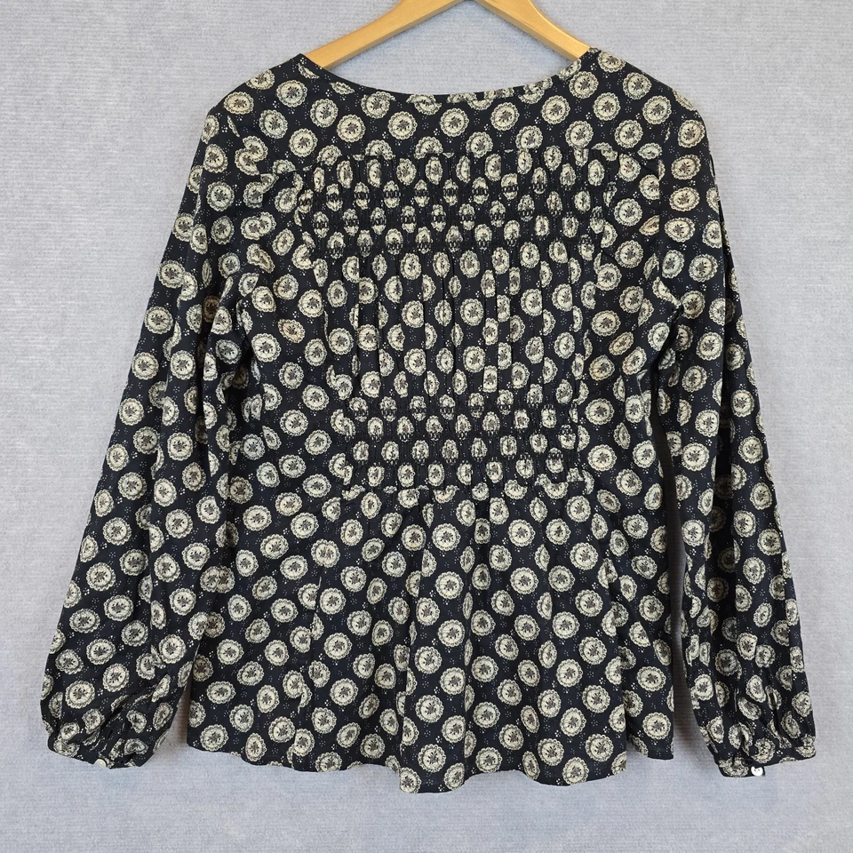 Odd Molly Top Blouse Womens Size Womens Size 2 Cotton Boho Hippie Pleated  — 第 2/4 张图片