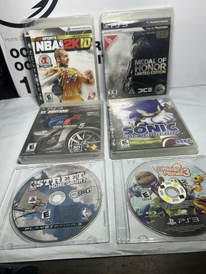 PlayStation 3 Game Lot Of 6 Sonic Little Big Planet Gt5 Street Homecourt