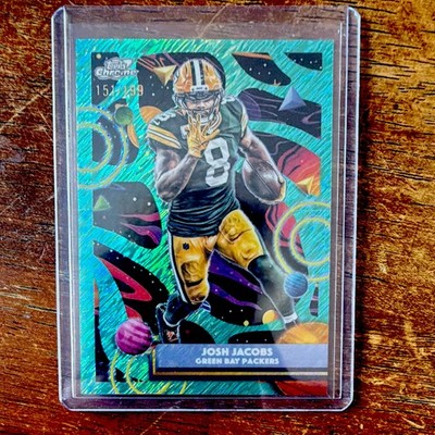 Topps Chrome 2025 Josh Jacobs Green Bay Packers #36 Serial Numbered /199