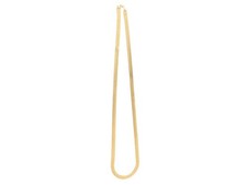 Designer Inspired 18K Yellow Gold Filled 22" 2 mm Thin Flat Snake Chain Necklace