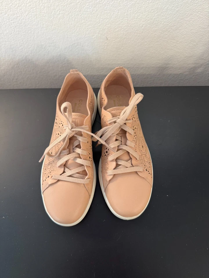 Zapatillas Tenis Cole Haan GrandPrø W17919 Para Mujer EE. UU. 5.5 B Rosa Caoba Foto 2 de 4