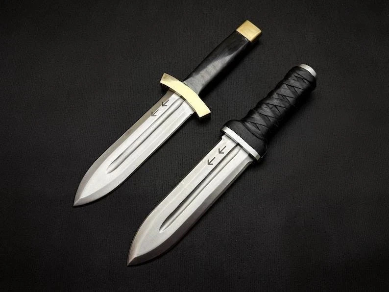 Vinland Saga Handmade Thorfinn 2 Pcs daggers with Leather Sheath