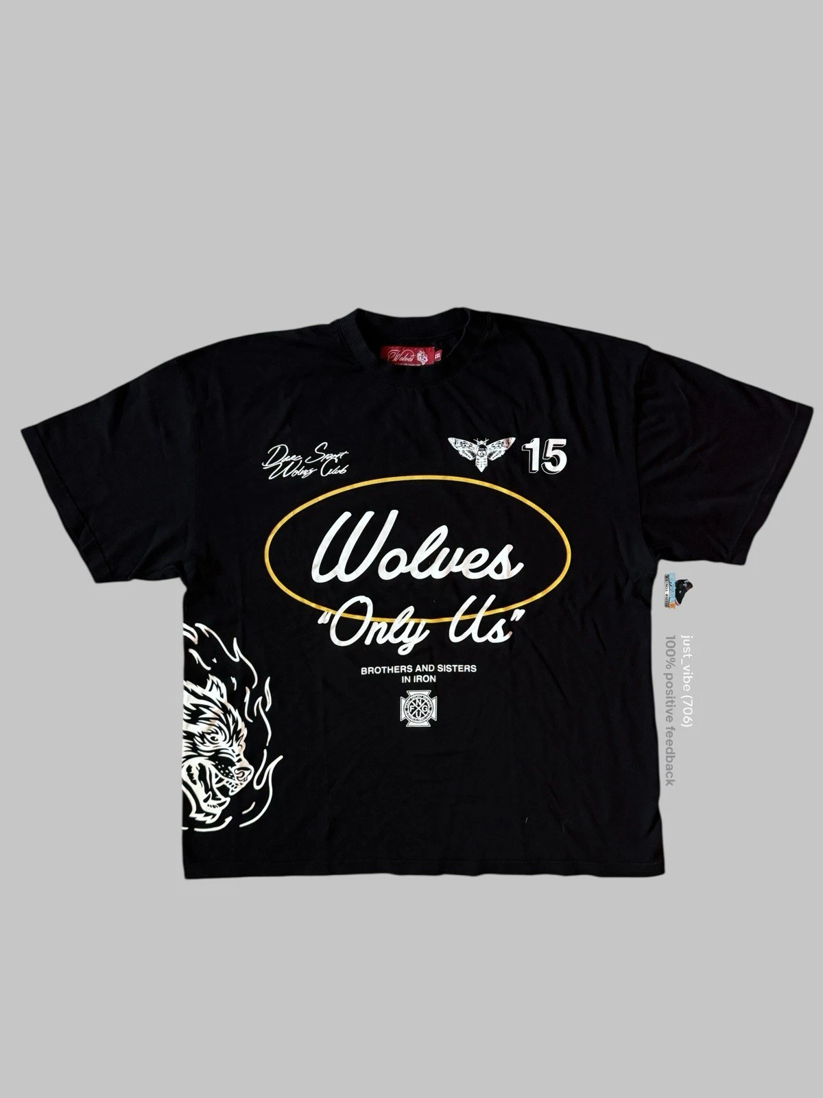 Darc Sport Wolves In Iron Wolves Collection 1/500 Premium Tee Men’s XL NWT