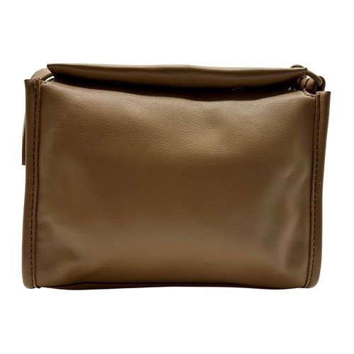 MMs Brands Tan Faux Leather Crossbody Purse