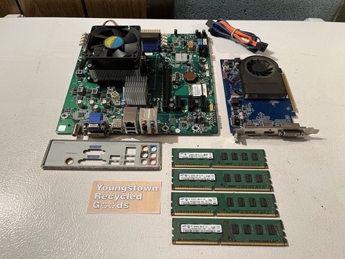 HP H-ALVORIX-RS880-uATX MOBO AMD ATHLON IIx4 645 CPU 16GB RAM RADEON HD6570 WIFI - Picture 7 of 24