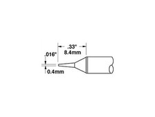 Metcal STTC-022 Cartridge, Conical, 0.4mm 0.016 In 