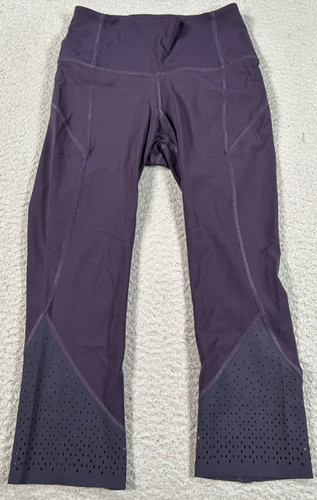 Lululemon Anew Leggings Women's 4 Purple Perforated Tight Training Gym Yoga