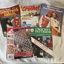 *Vintage Crochet Books - Lot Of 5 Books