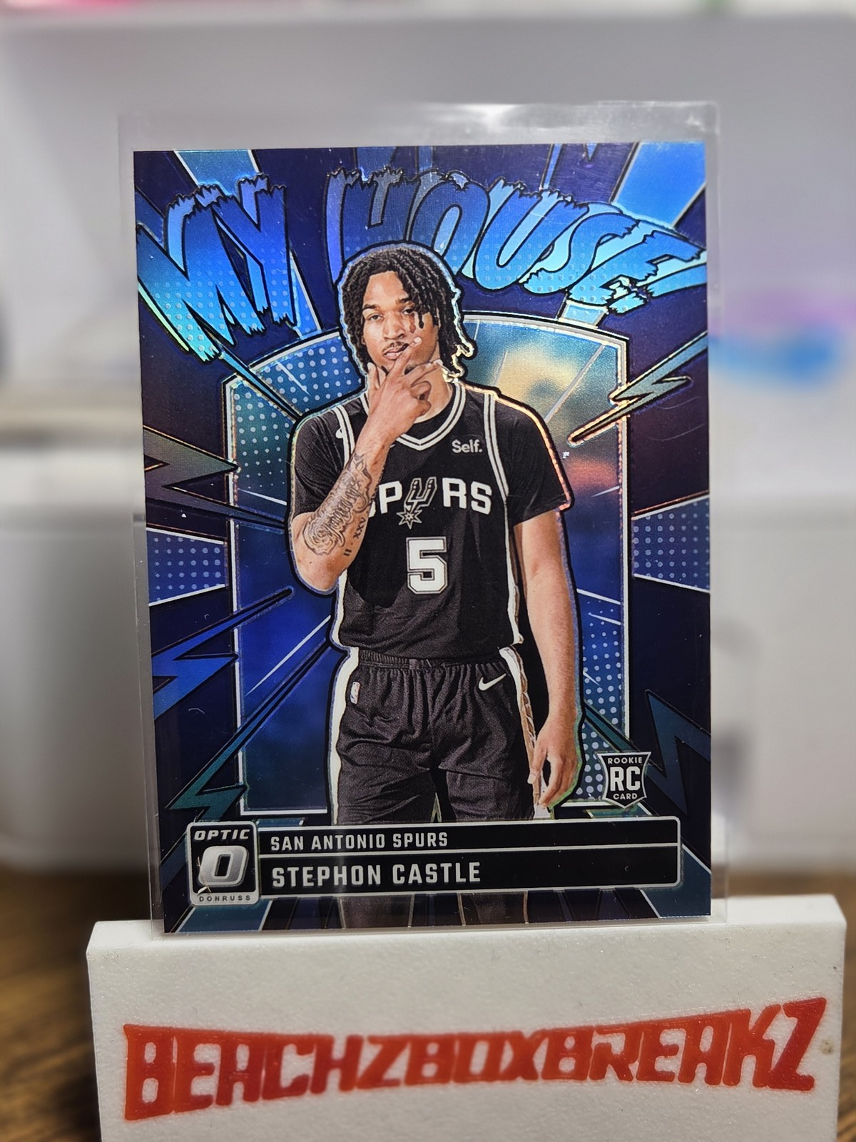 2024-25 Panini Donruss Optic - My House Stephon Castle #16 Purple Prizm (RC)