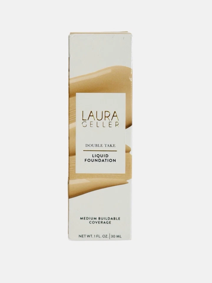 Laura Geller Double Take Liquid Foundation Full Coverage Matte Finish Porcelain - Image 4 of 4