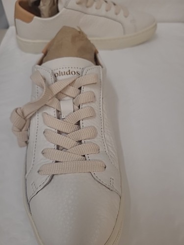 Soludos Oasis White Leather Sneakers Women's Size 7 Ibiza Platform Shoes NEW - Picture 2 of 8