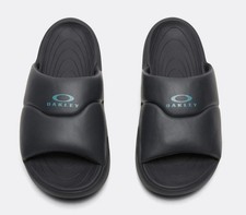 Mens Designer Oakley Studio slide black sliders flip flops UK 7 NEW rrp£55 surf