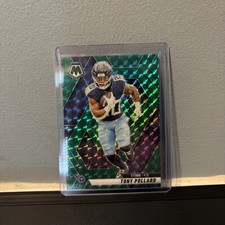 💎NM 2025 Panini Mosaic - Tony Pollard #148 Green Mosaic Prizm