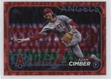 2024 Topps Update Red Crackle Foilboard 42/199 Adam Cimber #US282 17rk