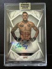 2020 Topps UFC Striking Signatures Christos Giagos Auto 48/153