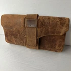 1800's Civil War Era Wallet  / DOCUMENT HOLDER W/papers Dated 1833 Antique