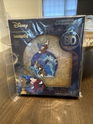 Loungefly Disney Fantasia Sorcerer s Apprentice LE (2500) Pin 80th Anniversary