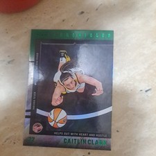 CAITLIN CLARK 2025 Panini Chronicled #40 GREEN HOLO FOIL SP Indiana Fever