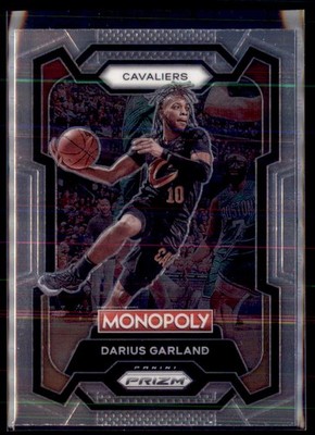 2023-24 Prizm Monopoly Basketball Darius Garland  #21  2 Card Lot