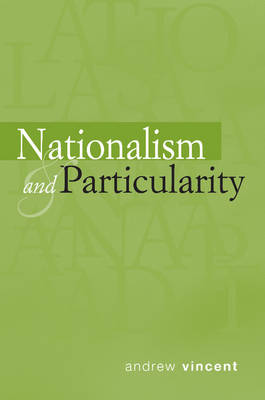 Nationalism and Particularity Vincent Paperback Cambridge University Press