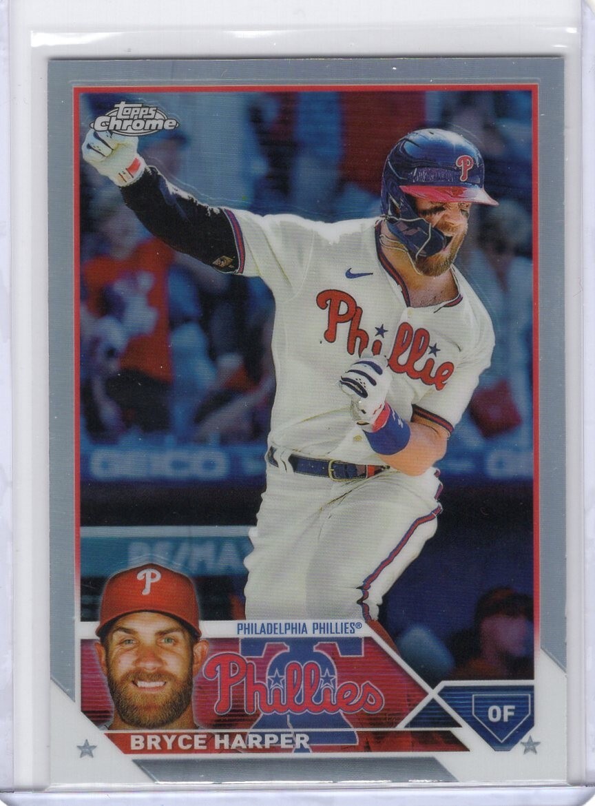 2023 Topps Chrome Refractor - Bryce Harper #3