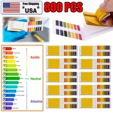 800X pH Indicator Test Strips 1-14 Laboratory Paper Litmus Tester Urine Saliva