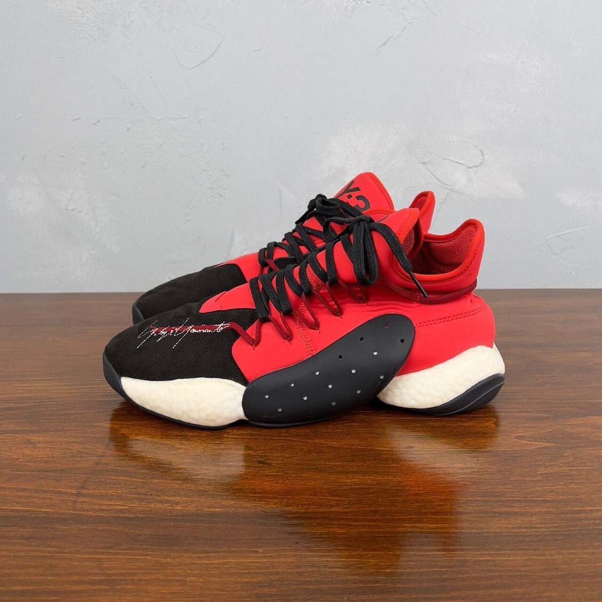Adidas Y-3 Yohji Yamamoto BYW BBall Black Lush Red Core Adidas Y-3 Yohji Yamamoto BYW BBall Black Lush Red Core