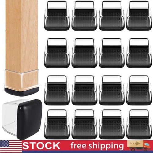 24 PCS Chair Leg Sliders Protectors Caps, Carpet Protectors Table Feet Covers