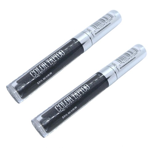 Pack of 2 Maybelline New York Color Tattoo Eye Chrome Eyeshadow, Gunmetal 590 - Picture 3 of 5