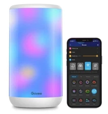 Govee Aura Smart RGBICWW Table Lamp App Control Bedside Rainbow Lamp