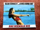 Sag niemals nie Aushangfoto 48x60cm, James Bond, Sean Connery, Barbara Carrera