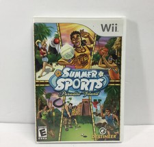 Summer Sports Paradise Island Nintendo Wii Sports Games w/ instruction booklet